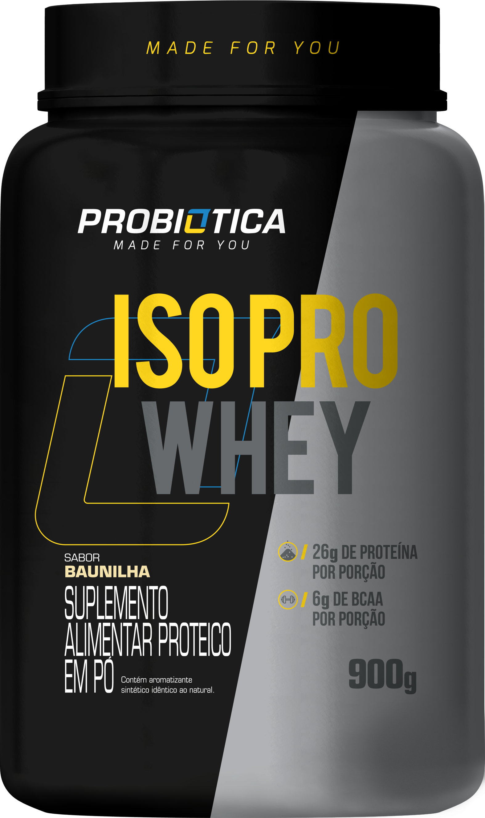 Iso Pro Whey - 900g - Baunilha