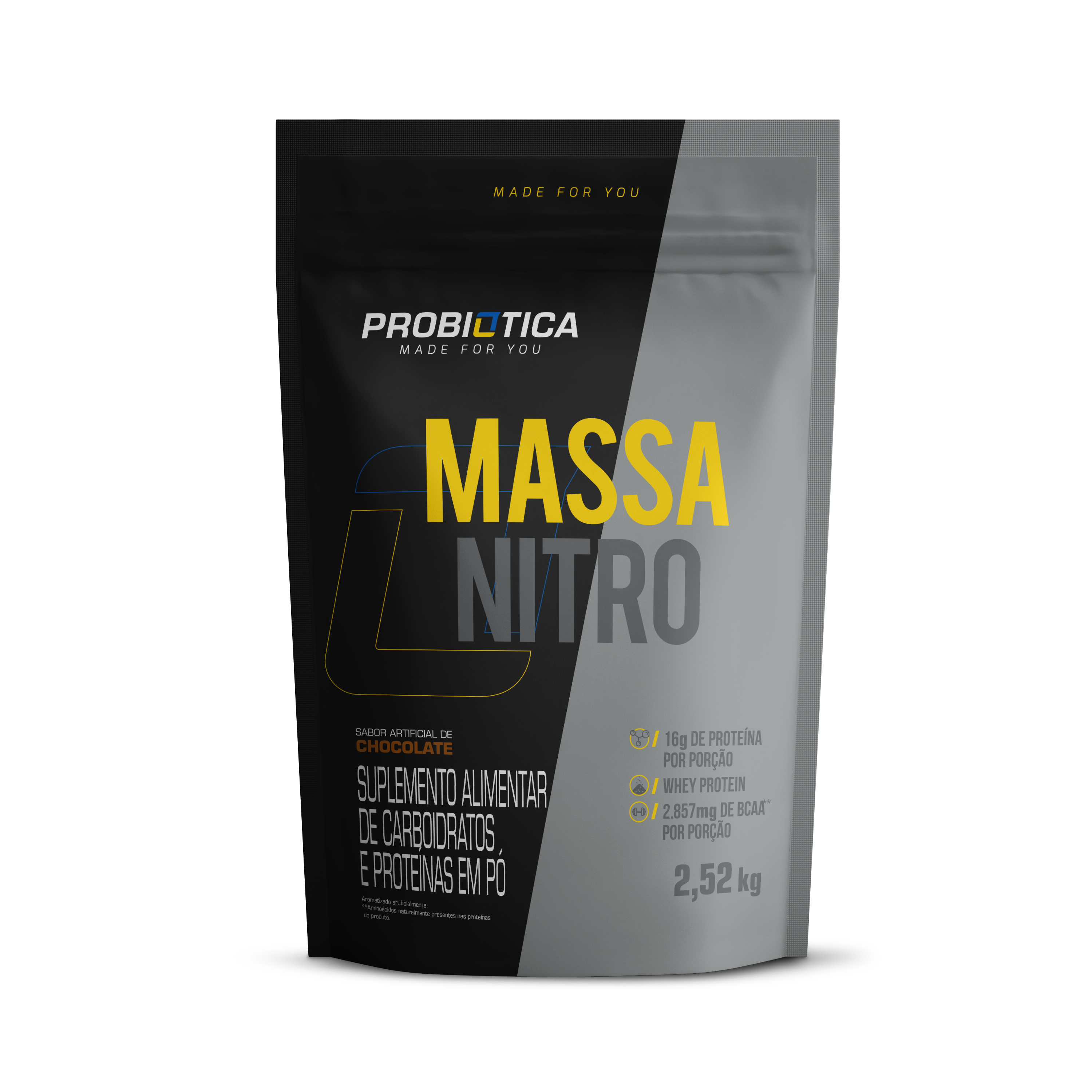 Massa Nitro 2,52kg-Chocolate