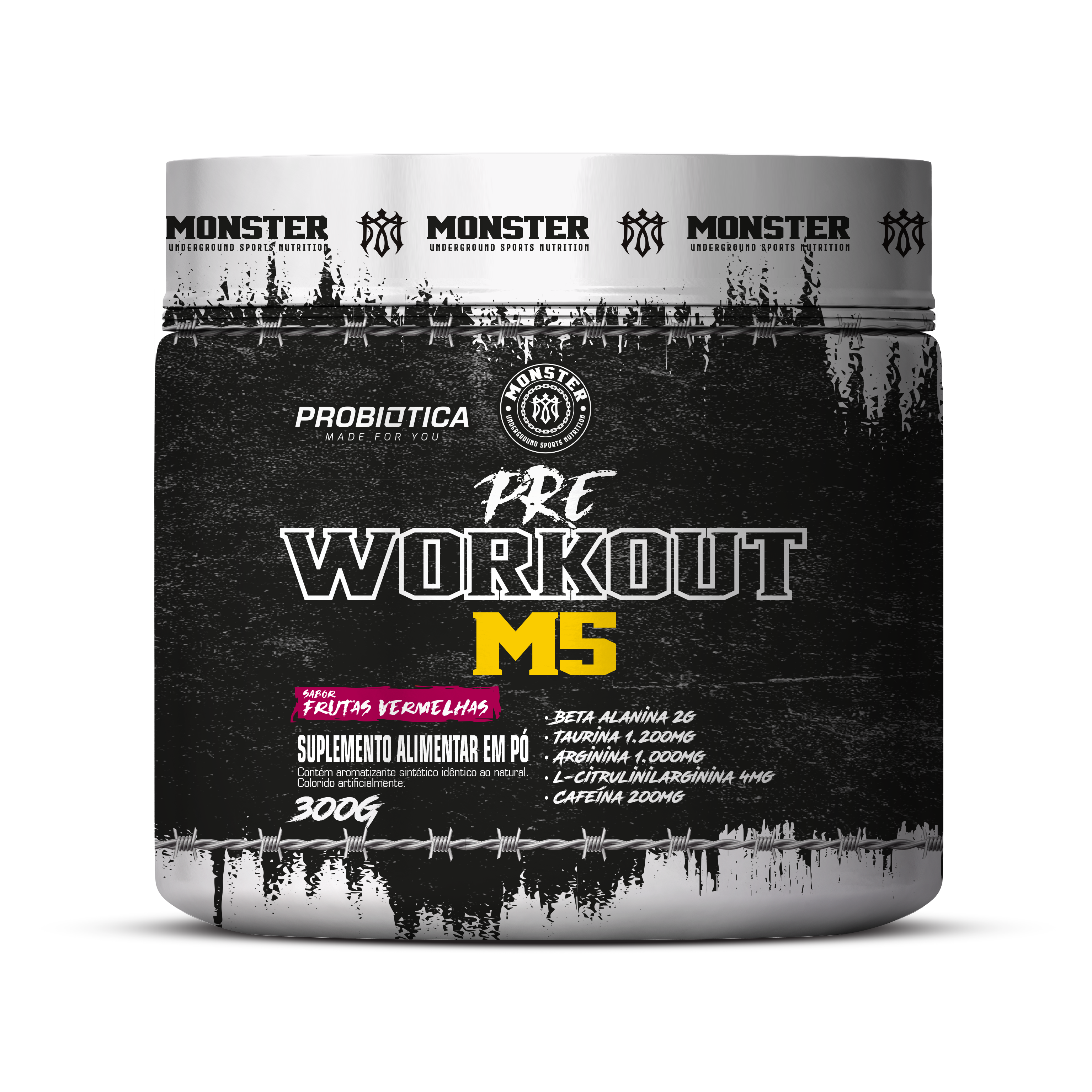 Pre Work Out M5 - Frutas Vermelhas