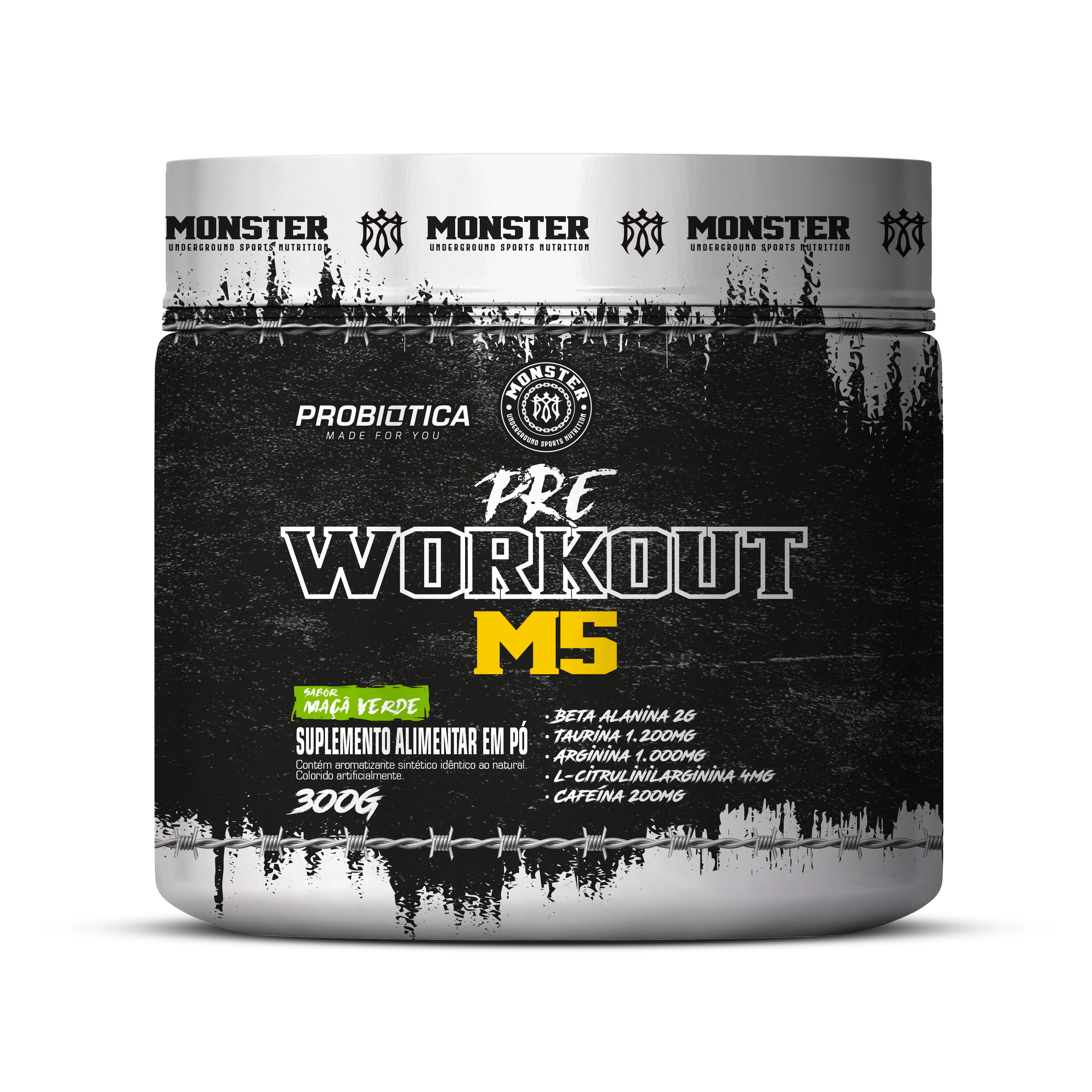 Pre Work Out M5 - Maçã Verde